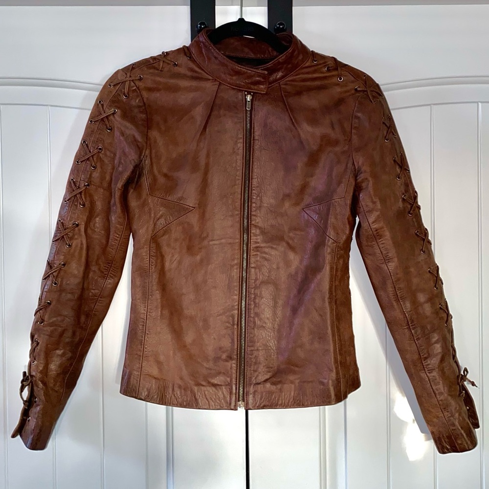 Vintage 90’s DiMAGGiO Italian Leather Jacket
